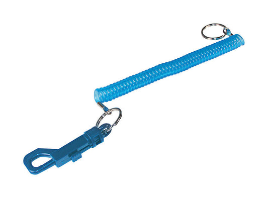 HILLMAN Plastic Assorted Jogger's Wrist Coil Keychain