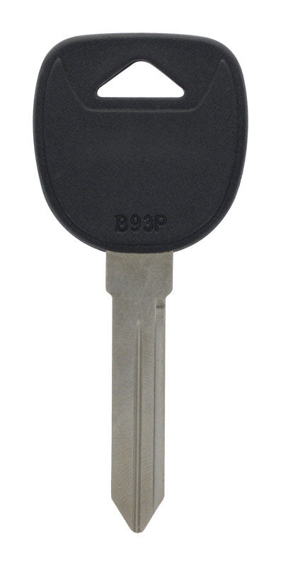 HILLMAN Traditional Key Automotive Key Blank Double For GM Black/Silver