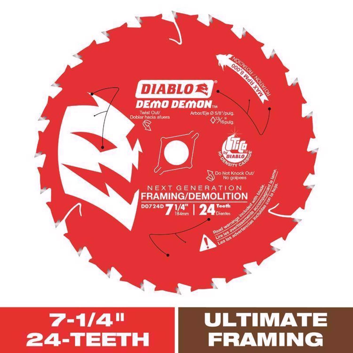 Diab Dd 7-1/4"X24T Bulk