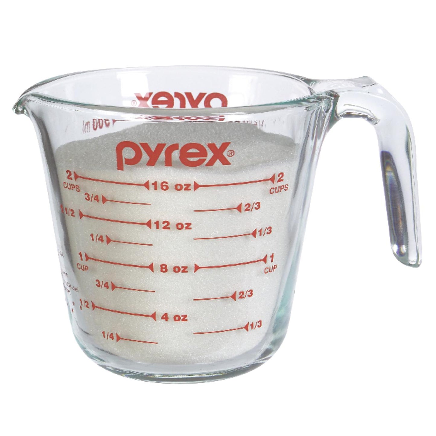 Pyrex 2 cups Glass Clear Measuring Cup