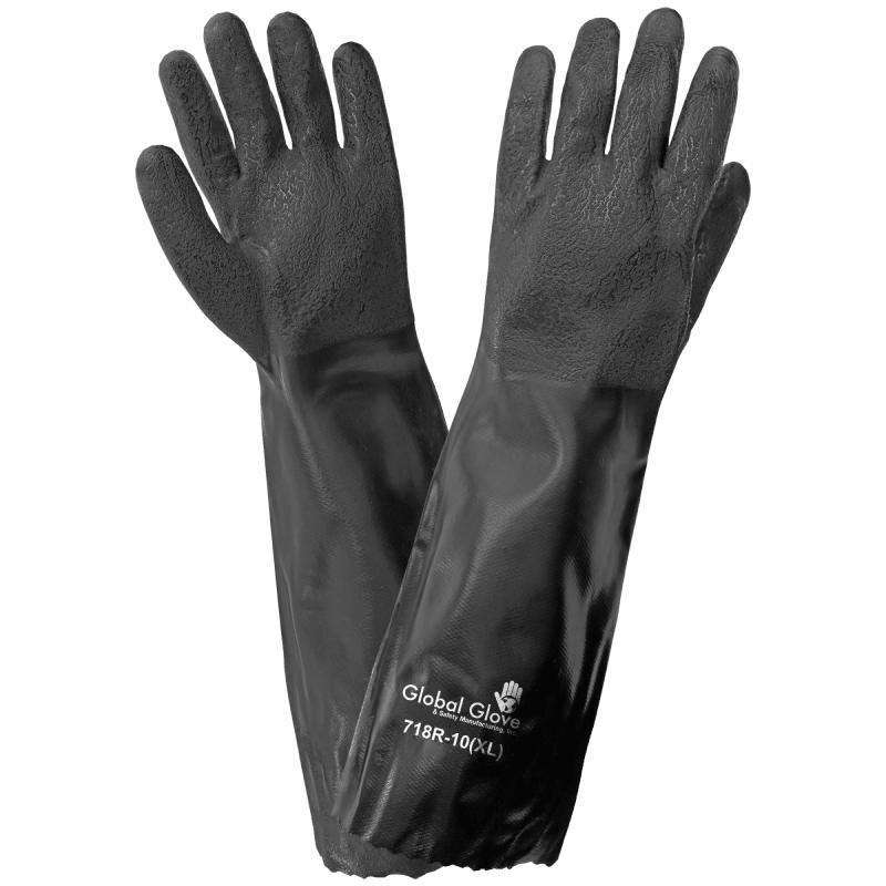 Skytec 718R Chemical Resistant Supported Neoprene, PVC and Nitrile Gloves