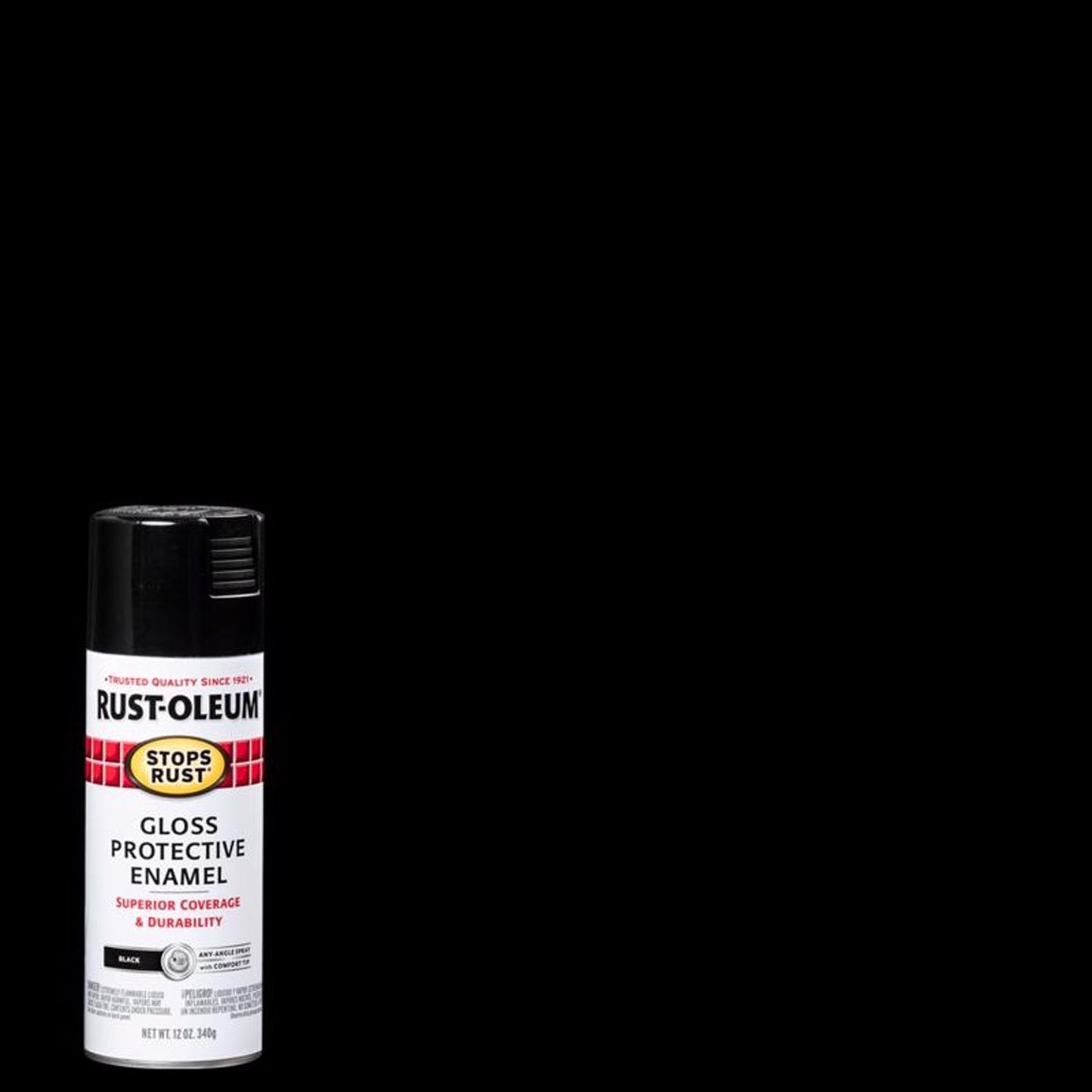 SPRYPAINT GLOSSBLACK12OZ
