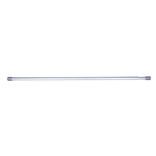 Kenney Silver Traditional/Transitional Tension Rod 28 in. L X 48 in. L