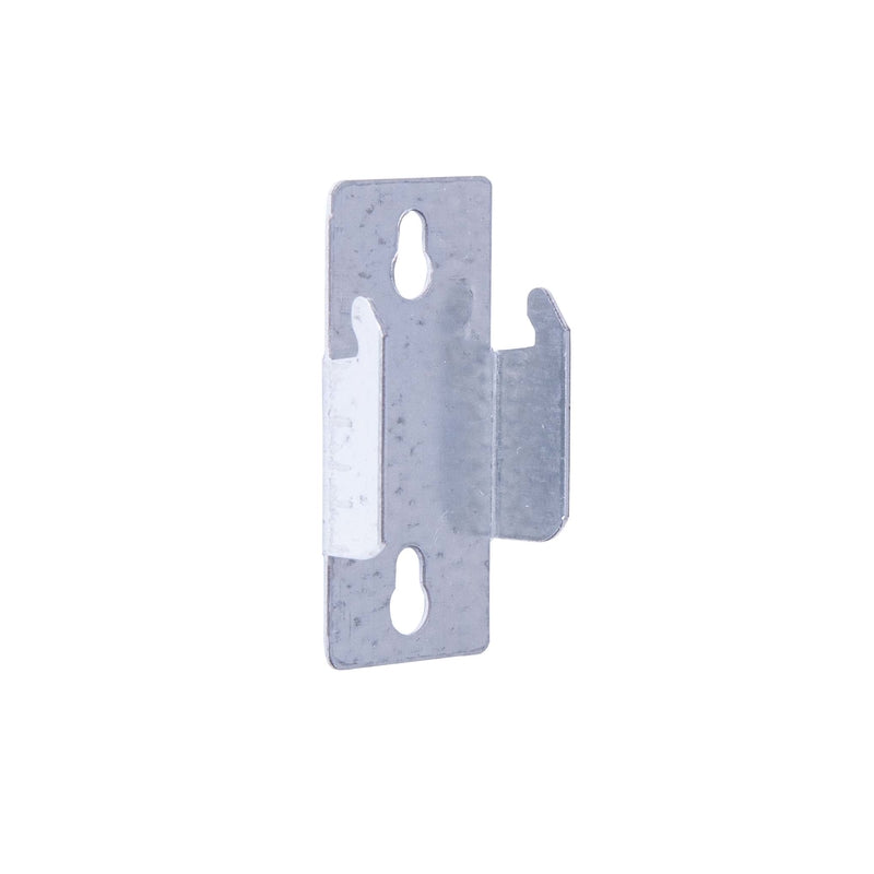 Kenney White Traditional/Transitional Double Curtain Rod Bracket n/a in. L