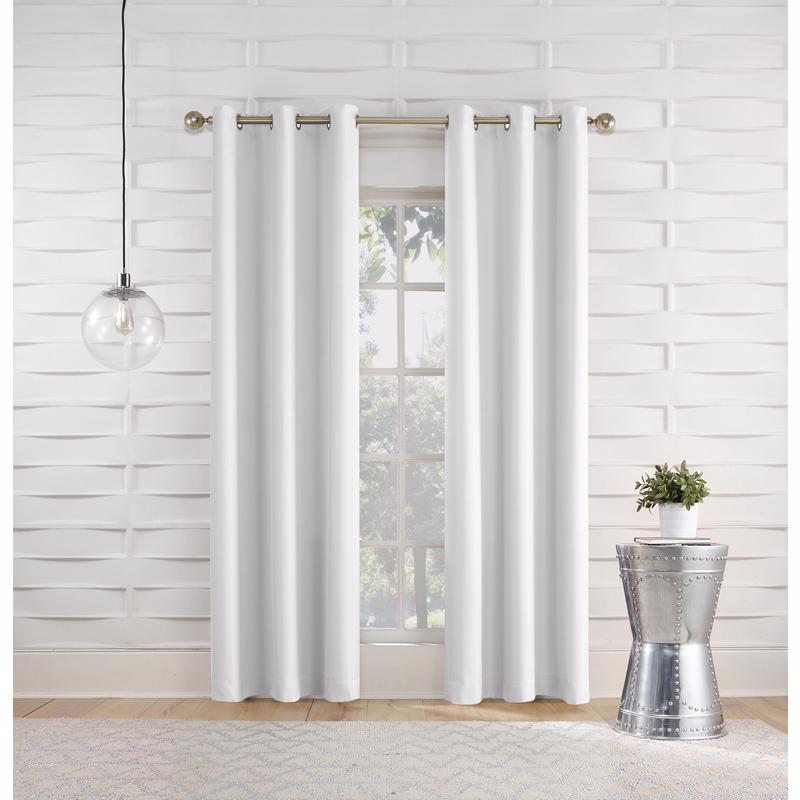 No. 918 Webster White Curtain 80 in. W X 84 in. L