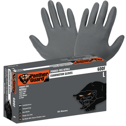 Flock-lined Nitrile Gloves 600F-L