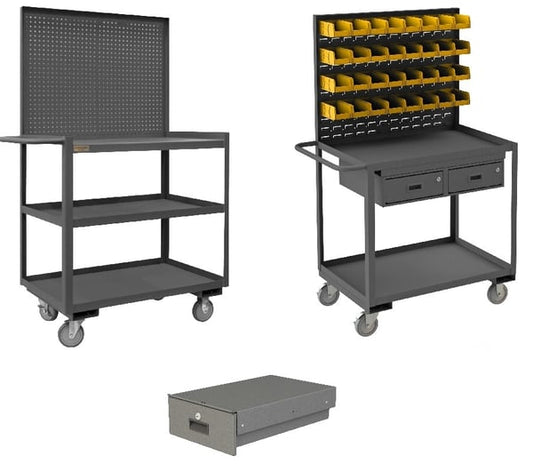 Shelf Carts/Workstations with Panels
