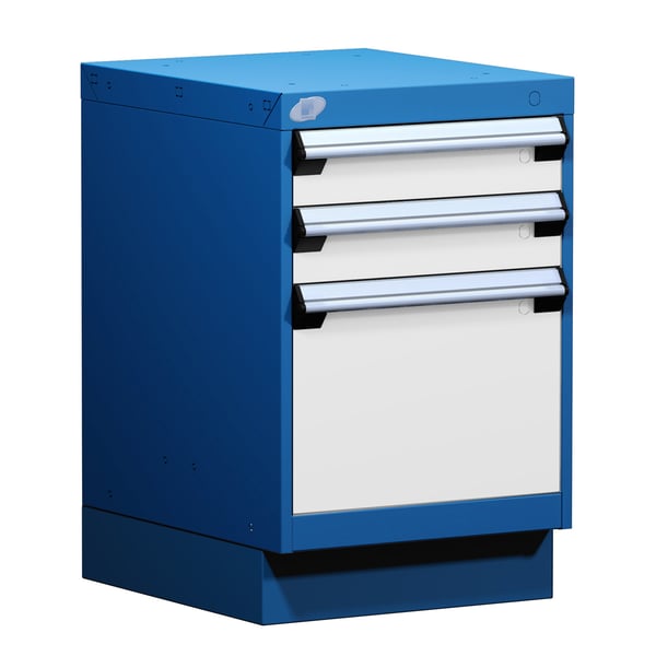 L Cabinet With Partitions, With Base (18"W X 21"D X 28"H)