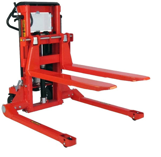 Mini Manual Lift/Manual Push Straddle Stacker