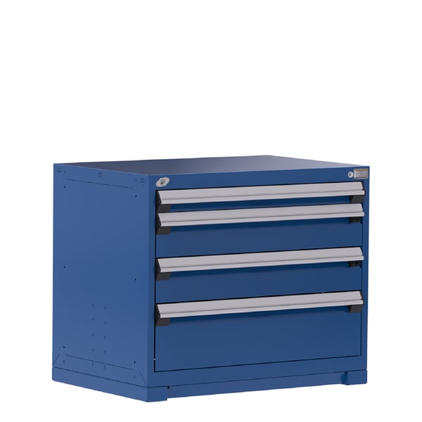 Heavy-Duty Stationary Cabinet , 4 Drawers (36"W X 24"D X 30"H)