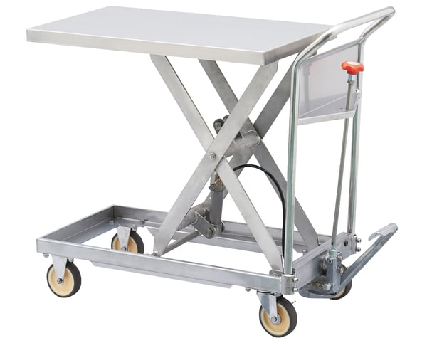 HLH Stainless Steel Hydraulic Lift Carts