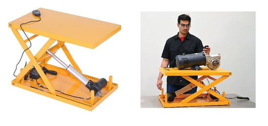Electric Linear Actuated Table Top Scissor Lift Table
