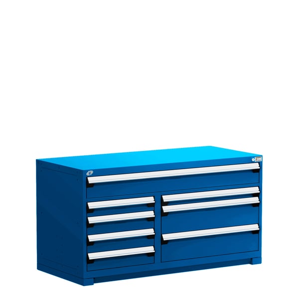 R Stationary Multi-Drawers Cabinet, 8 Drawers (60"W X 24"D X 32"H)