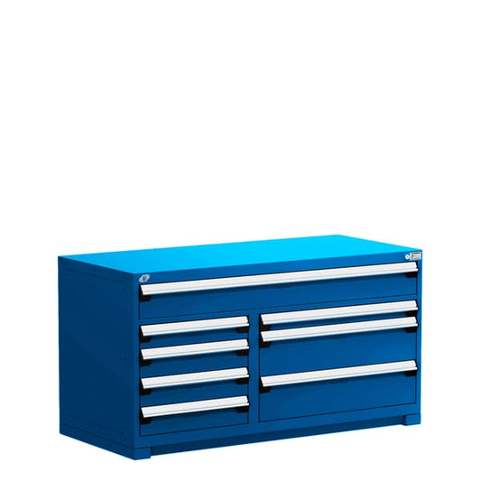 R Stationary Multi-Drawers Cabinet, 8 Drawers (60"W X 24"D X 32"H)