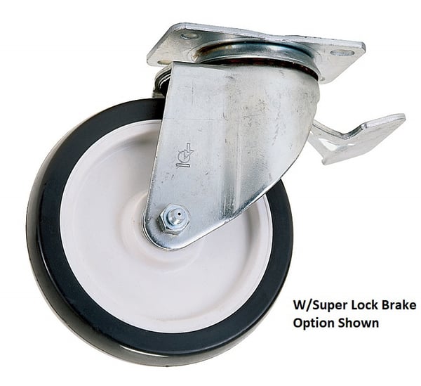 Super Lock Brake Casters