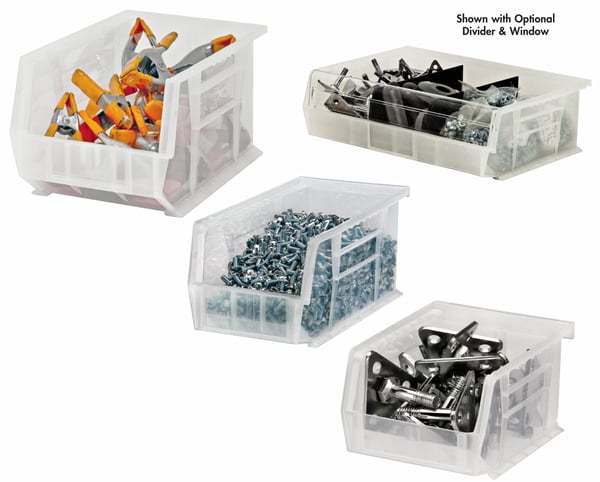 Quantum Clear-View Ultra Stack & Hang Bins (QUS CL Series)