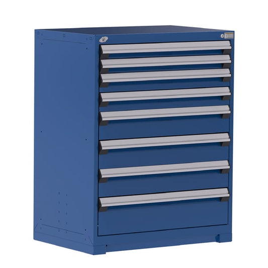 Heavy-Duty Stationary Cabinet , 8 Drawers (36"W X 24"D X 46"H)