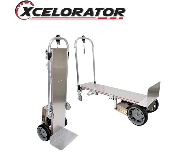 Xcelorator Convertible Power Assist Hand Truck