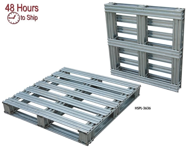 Steel Pallets With Hot-Dipped Galvanized Finish