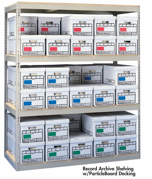 Tennsco Record Archive Shelving