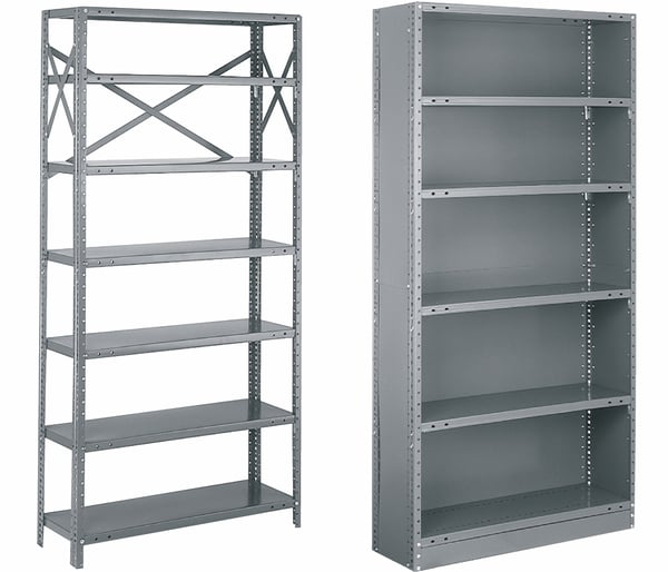 Tri-Boro Shelving & Partition Corp. Klip-It Industrial Steel Shelving - Light Duty (Part 2 of 2)
