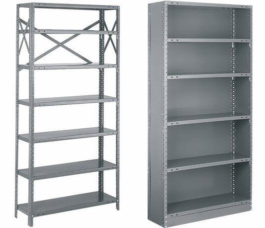 Tri-Boro Shelving & Partition Corp. Klip-It Industrial Steel Shelving - Light Duty (Part 2 of 2)