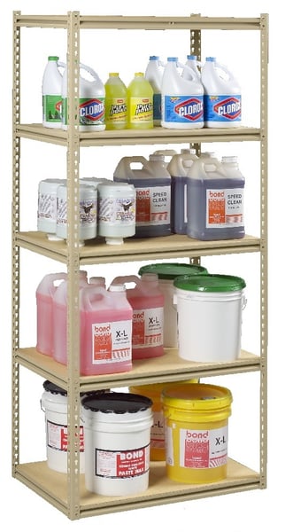 Tennsco Z-Line Medium Duty Rivet Shelving