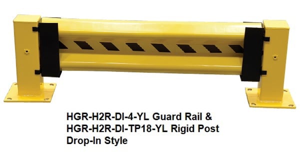 Powder Coated Drop-In Guard Rails