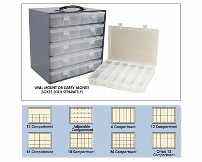 Durham Steel Box Racks and Plastic Box Options