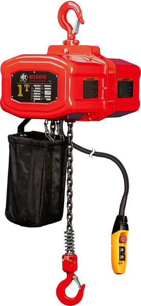 Bison Lifting Equipment Bison Single Phase Electric Chain Hoist