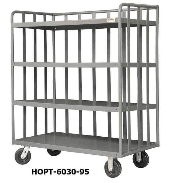 Open Portable Shelf Cart