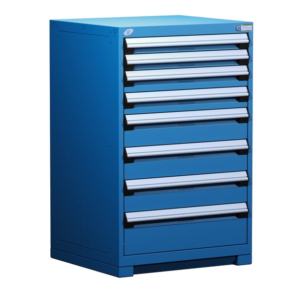 Heavy-Duty Stationary Cabinet , 8 Drawers (30"W X 27"D X 46"H)