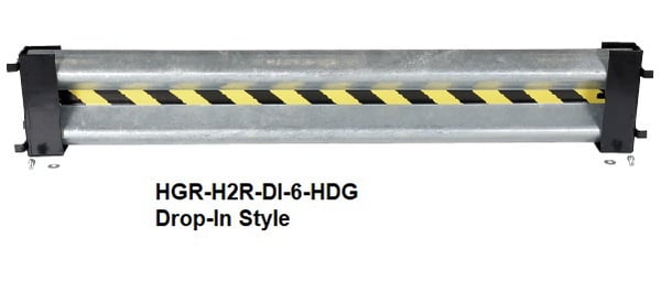 Galvanized Drop-In Guard Rails