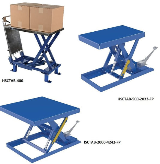 Foot Pump Scissor Lift Tables