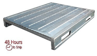 Heavy Duty Solid Deck Steel Pallet