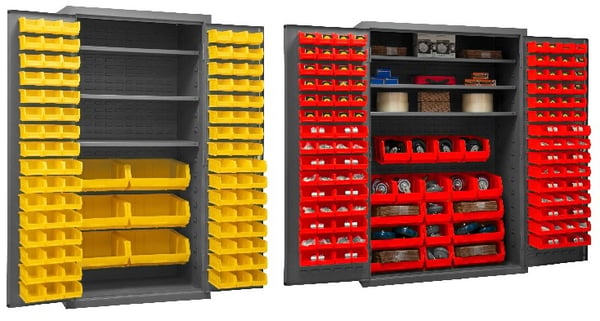 Durham 16-Gauge Cabinets With Hook-On-Bins And Shelves