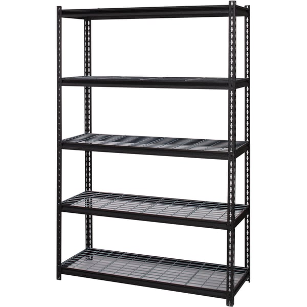 Wire Deck Shelving,48x18x72,5shelf,2300lb Cap