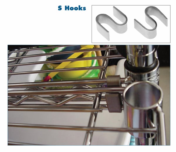 Wire Shelving S-Hooks