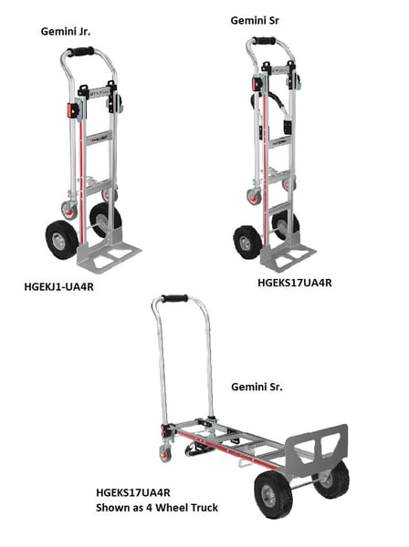 Gemini® Convertible Hand Trucks