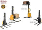 Narrow Mast Stackers With Power Lift