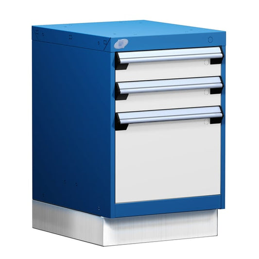 L Cabinet With Partitions, With Base (18"W X 27"D X 28"H)