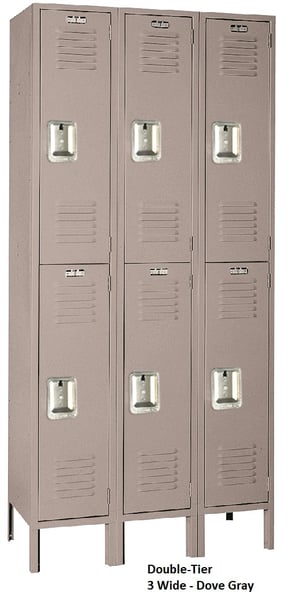 Double Tier Steel Lockers
