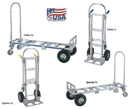 Wesco Cobra Aluminum Convertible Hand Trucks (CBR Series) - Image 2