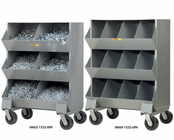 All-Welded Mobile Storage Bins