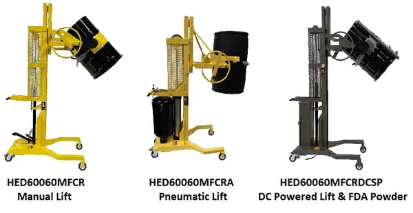 Easylift Drum Dumpers With Manual Rotation