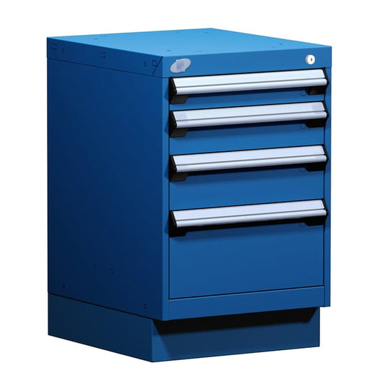 L Cabinet With Partitions, L3 Lock, With Base (18"W X 21"D X 28"H)