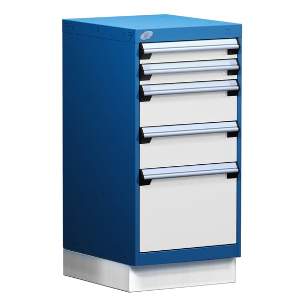 L Cabinet With Partitions, With Base (18"W X 27"D X 38"H)