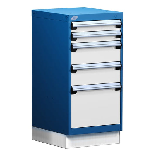 L Cabinet With Partitions, With Base (18"W X 27"D X 38"H)