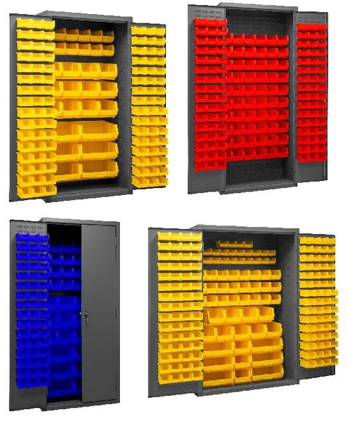 Durham 16-Gauge Cabinet With Hook-On-Bins