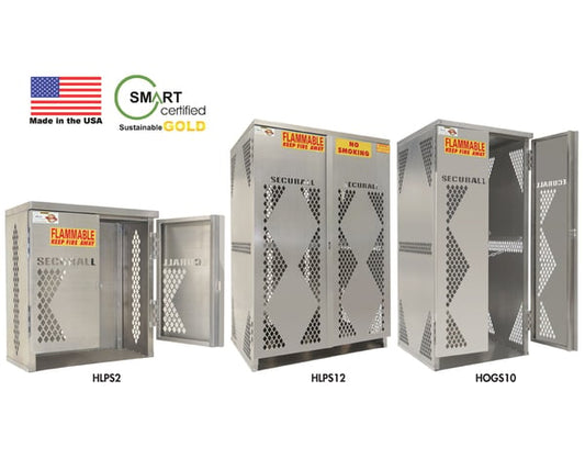 Solid-Aluminum Lp/Og Cylinder Cabinets
